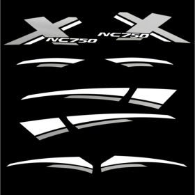GRAPHIQUES MOTO IRIDEA DESIGN GRA-HON-NC750-WH-SI