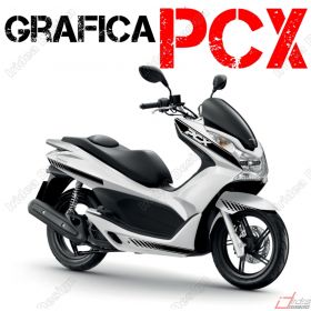 GRAPHIQUES MOTO IRIDEA DESIGN GRA-HON-PCX-2-BK