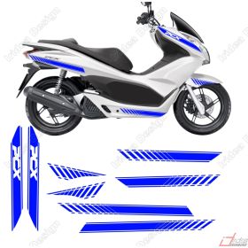 GRAPHIQUES MOTO IRIDEA DESIGN GRA-HON-PCX-2-BL