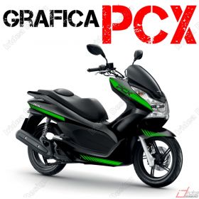 IRIDEA DESIGN GRA-HON-PCX-2-GR MOTORCYCLE DECALS