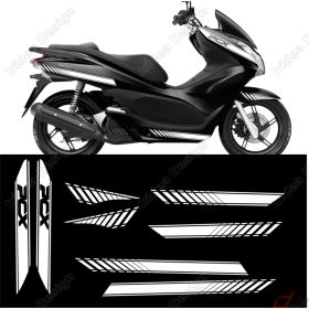 GRAPHIQUES MOTO IRIDEA DESIGN GRA-HON-PCX-2-WH