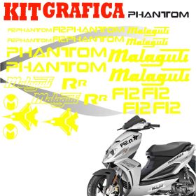 GRAPHIQUES MOTO IRIDEA DESIGN KIT-MAL-F12-YE