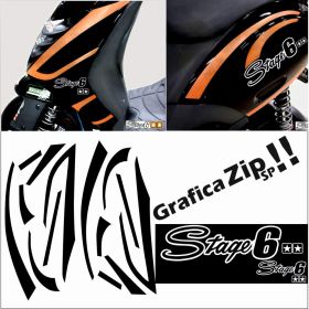 SET ADESIVI CARENA NERO