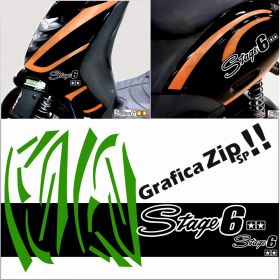 IRIDEA DESIGN KIT-ZIP-SP-GR MOTORCYCLE DECALS