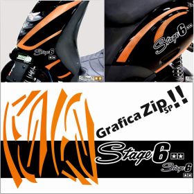 SET ADESIVI CARENA ARANCIONE