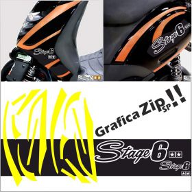 IRIDEA DESIGN KIT-ZIP-SP-YE Motorcycle decals