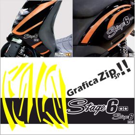 SET ADESIVI CARENA GIALLO