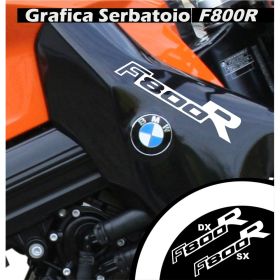 AUTOCOLLANT MOTO IRIDEA DESIGN LOG-BMW-F8R-WH