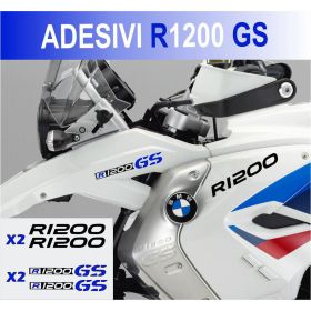 Autocollant moto IRIDEA DESIGN LOG-GS1-BK-BL