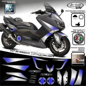 20 ADESIVI IRIDEA 30 GRAFICA ARGENTO BLU