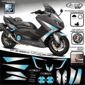 20 ADESIVI IRIDEA 30 ARGENTO AZZURRO