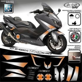 20 ADESIVI IRIDEA 30 ARGENTO ARANCIONE
