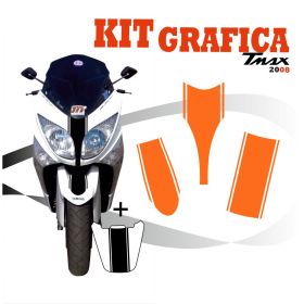 KIT ADESIVI STRISCIA S2R SCUDO ARANCIO