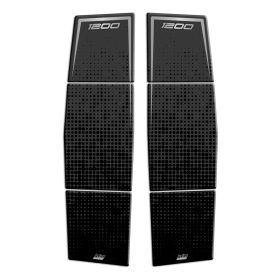 CASES SIDE STICKERS METAL GREY