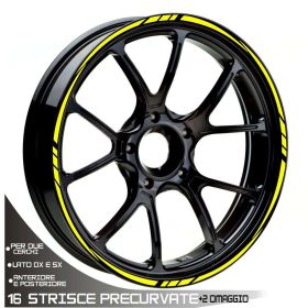 PROFILI CERCHIO RACING ADESIVI GIALLO