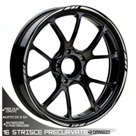 IRIDEA DESIGN WHE-17-17-SI Motorcycle rim stickers