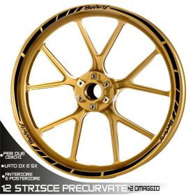 PROFILI CERCHIO RACING ADESIVI NERO
