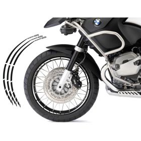 IRIDEA DESIGN WHE-BMW-GS1-BK MOTORCYCLE RIM STICKERS