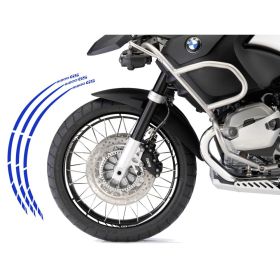 IRIDEA DESIGN WHE-BMW-GS1-BL MOTORCYCLE RIM STICKERS