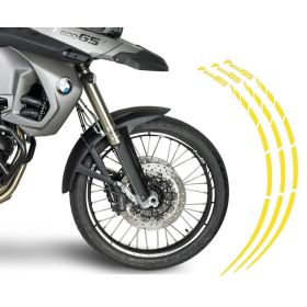IRIDEA DESIGN WHE-BMW-GS8-YE MOTORCYCLE RIM STICKERS