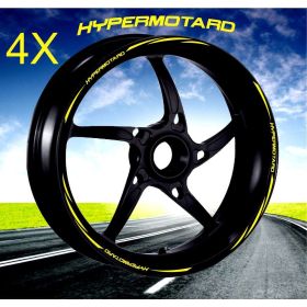 AUTOCOLLANTS DE JANTE DE MOTO IRIDEA DESIGN WHE-DUC-HYP-YE