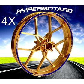 IRIDEA DESIGN WHE-DUC-HYP2-BL MOTORCYCLE RIM STICKERS