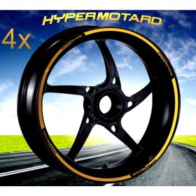 Autocollants de jante de moto IRIDEA DESIGN WHE-DUC-HYP2-GO