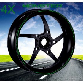 AUTOCOLLANTS DE JANTE DE MOTO IRIDEA DESIGN WHE-DUC-MON-GR