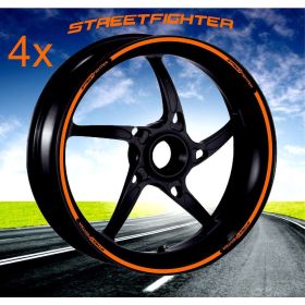 IRIDEA DESIGN WHE-DUC-STR-OR MOTORCYCLE RIM STICKERS