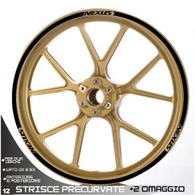 IRIDEA DESIGN WHE-GIL-NEX-T1-BK MOTORCYCLE RIM STICKERS