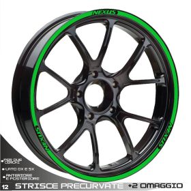 ADESIVI PROFILI RUOTA CERCHI VERDE