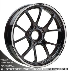 AUTOCOLLANTS DE JANTE DE MOTO IRIDEA DESIGN WHE-GIL-NEX-T1-SI