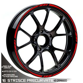 IRIDEA DESIGN WHE-GS1-T3-RE MOTORCYCLE RIM STICKERS