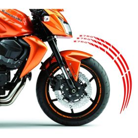 AUTOCOLLANTS DE JANTE DE MOTO IRIDEA DESIGN WHE-KAW-Z75-RE