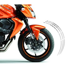 AUTOCOLLANTS DE JANTE DE MOTO IRIDEA DESIGN WHE-KAW-Z75-SI