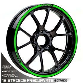 IRIDEA DESIGN WHE-NC7-T1-GR MOTORCYCLE RIM STICKERS