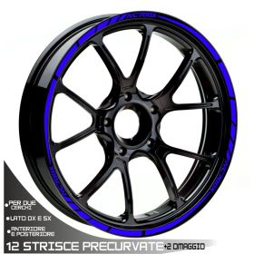 IRIDEA DESIGN WHE-NC7-T2-BL MOTORCYCLE RIM STICKERS
