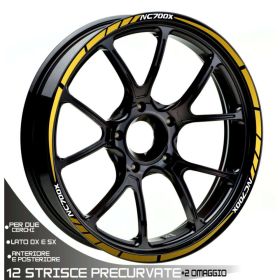 IRIDEA DESIGN WHE-NC7-T2-WH-GO MOTORCYCLE RIM STICKERS