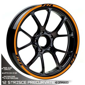 IRIDEA DESIGN WHE-SH-T1-OR MOTORCYCLE RIM STICKERS