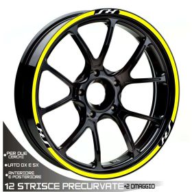 IRIDEA DESIGN WHE-SH-T1-WH-YE MOTORCYCLE RIM STICKERS