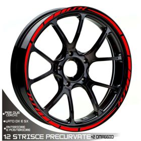 Autocollants de jante de moto IRIDEA DESIGN WHE-SH-T2-RE