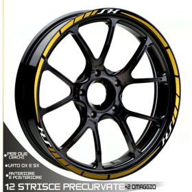 AUTOCOLLANTS DE JANTE DE MOTO IRIDEA DESIGN WHE-SH-T2-WH-GO