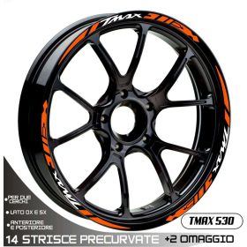 SET PROFILE STICKERS BIANCO ARANCIO