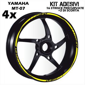 IRIDEA DESIGN WHE-YAM-MT7-YE MOTORCYCLE RIM STICKERS