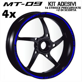 IRIDEA DESIGN WHE-YAM-MT9-BL MOTORCYCLE RIM STICKERS