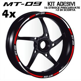 IRIDEA DESIGN WHE-YAM-MT9-WH-RE Motorcycle rim stickers