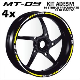 PROFILE WHEEL RIM STICKERS BIANCO GIALLO