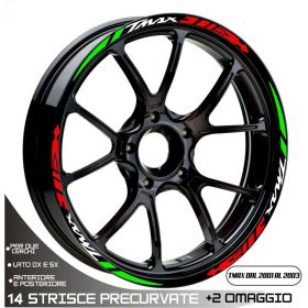 SET PROFILI CERCHIO ADESIVI TRICOLORE