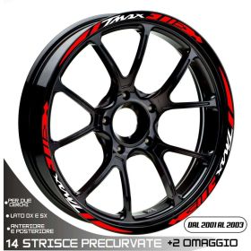 IRIDEA DESIGN WHE-YAM-T01-DIA-WH MOTORCYCLE RIM STICKERS