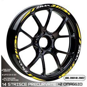 IRIDEA DESIGN WHE-YAM-T01-DIA-WH-YE MOTORCYCLE RIM STICKERS